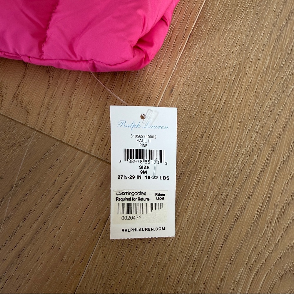 Ralph Lauren 9 months Baby Puffer Bunting Snowsuit - Picture 7 of 7